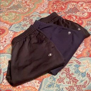 3  for $13 Men Champion track pants black SZ XL